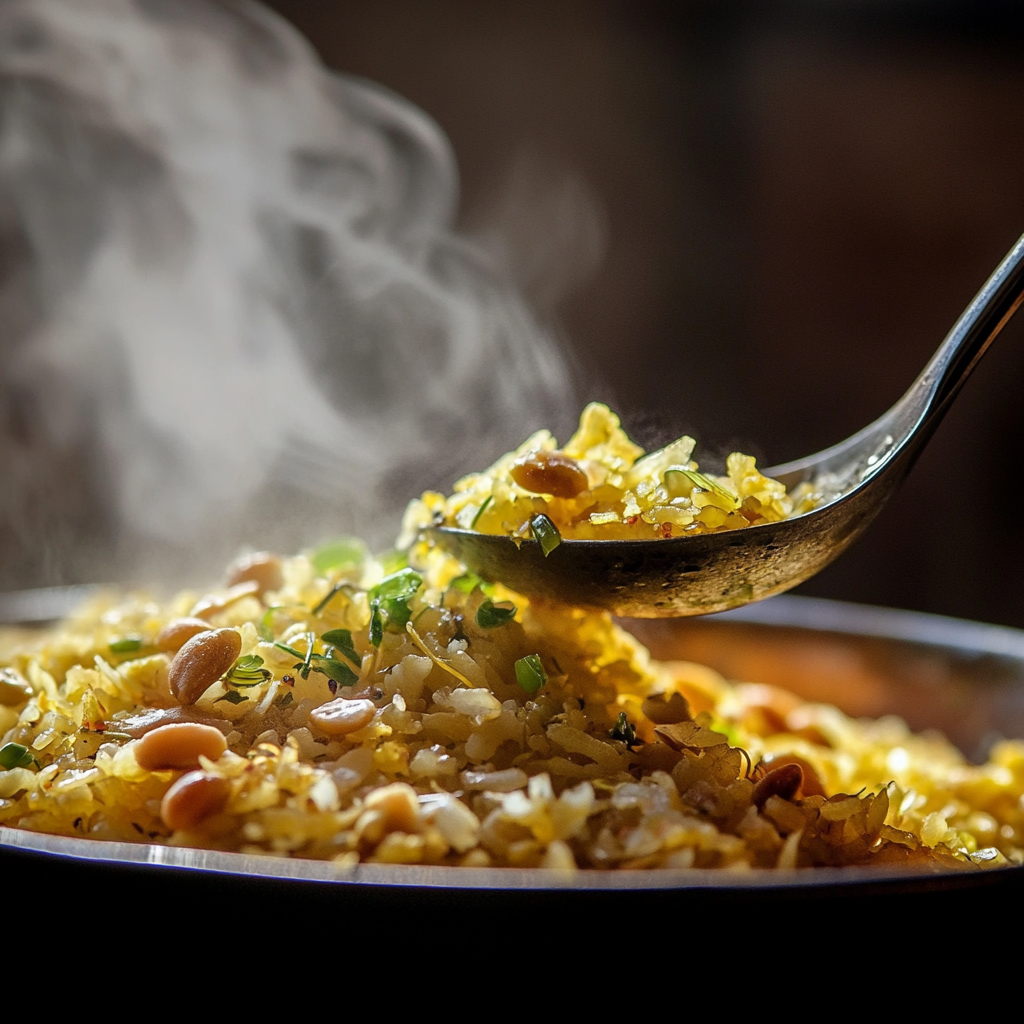 Mixed Sprouts Poha