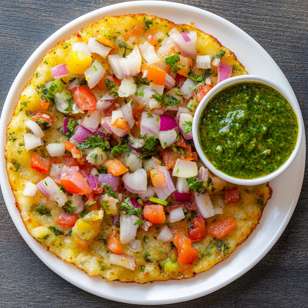 Mixed Vegetable Uttapam Recipe